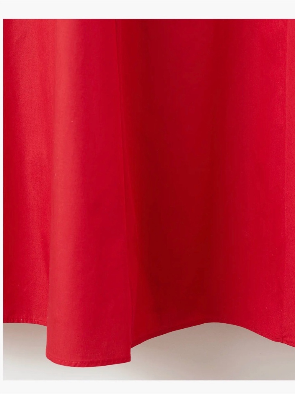 Mango starring Hailey Bieber A-line Red midi dress - Picture 8 of 13
